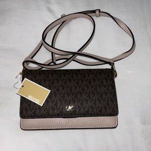 Michael Kors Leather Phone Crossbody
